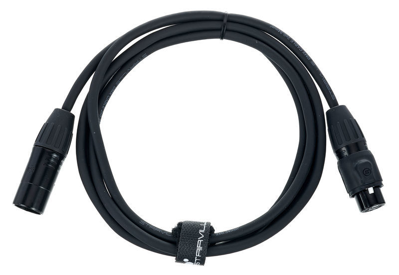 Stairville PDC5BK IP65 DMX Cable 2m 5pin