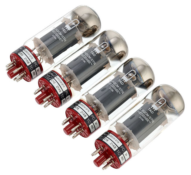 TAD 6L6GCM-STR Red Matched Quartet