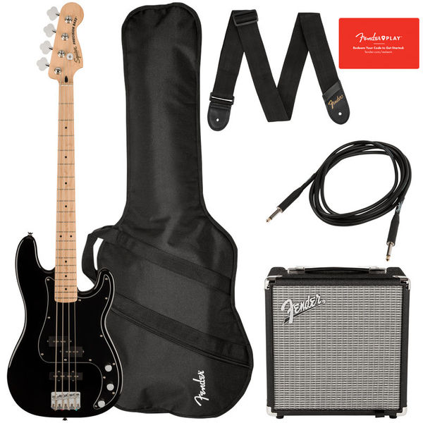 Fender SQ Aff. P Bass MN PJ PACK BK