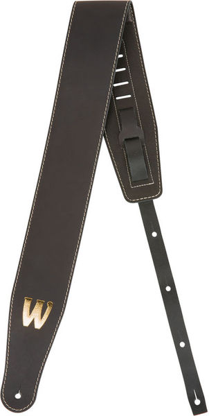 Warwick Teambuilt Leather Strap BK BG