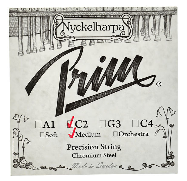 Prim Nyckelharpa String C2 Medium