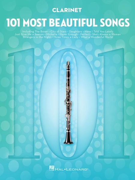 Hal Leonard 101 Beautiful Songs Clarinet – Musikhaus Thomann