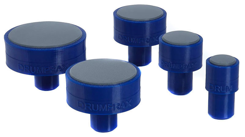 Drumprax Take 5 Practice Pads Dark Blue