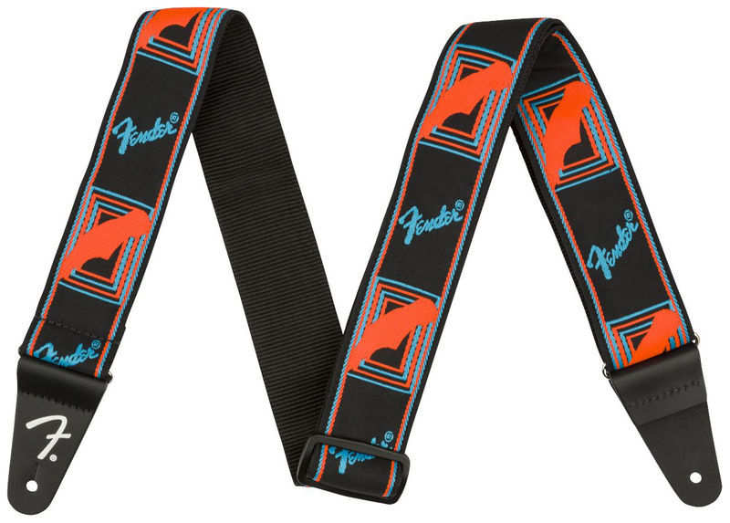 Fender Neon Strap Blue/Orange