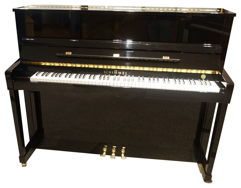 Schimmel Piano used black