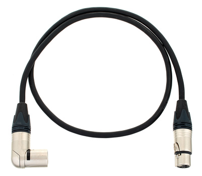 XLR Patch Angled/male 1m