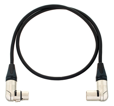 XLR Patch Angled/Angled 1m