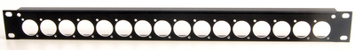 Rack Panel 1U 16XLR