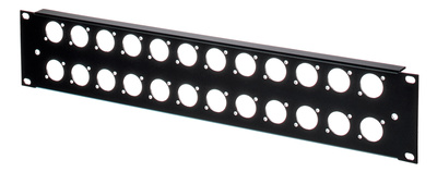 Thon Rack Panel 2U 24XLR 90°