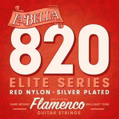 820 Red Nylon Flamenco Strings
