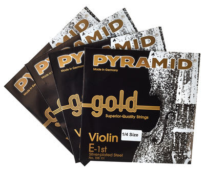 Gold Violin Strings 1/4