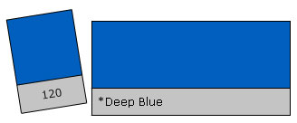 Lee Colour Filter 120 Deep Blue