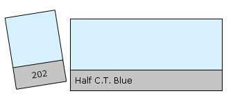 Lee Colour Filter 202 H.C.T. Blue