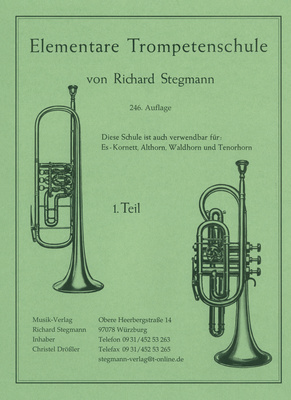 Richard Stegmann Elementare Trompetenschule 1
