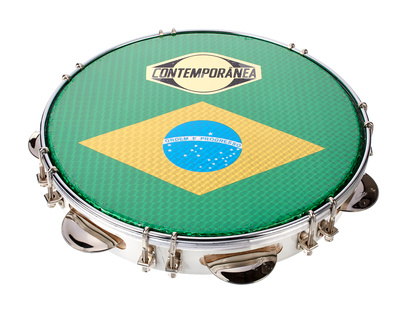 Contemporanea 10" Pandeiro Luxe white