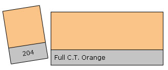 Lee Colour Filter 204 F.C.T.Orange