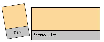 Lee Colour Filter 013 Straw Tint