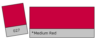 Lee Colour Filter 027 Medium Red