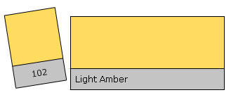 Colour Filter 102 Light Amber
