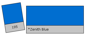 Lee Colour Filter 195 Zenith Blue