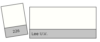 Lee Colour Filter 226 Lee U.V.