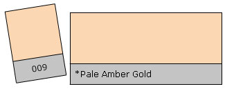 Lee Filter Roll 009 P. Amber Gold