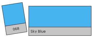 Lee Filter Roll 068 Sky Blue