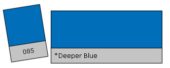 Lee Filter Roll 085 Deeper Blue