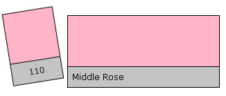 Filter Roll 110 Middle Rose