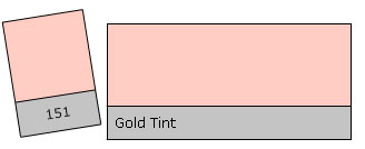 Lee Filter Roll 151 Gold Tint