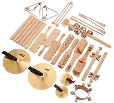 Goldon Percussion Set 4 in Wood Box