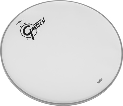 22" Bass Drum Head WH w/Logo