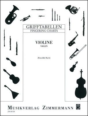 Grifftabelle Violine