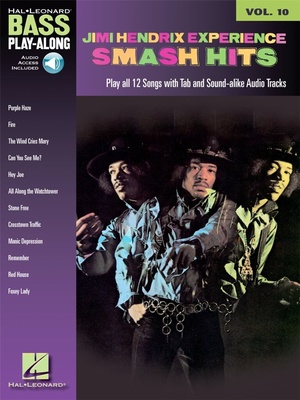 Hal Leonard Bass Play-Along Jimi Hendrix