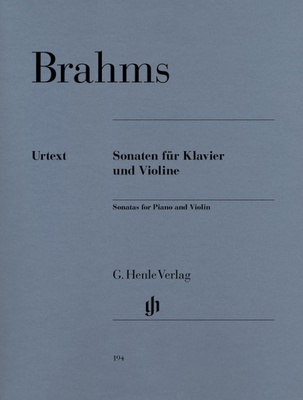 Henle Verlag Brahms Sonaten Klavier Violine