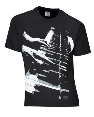 T-Shirt Piano Hands Lizenz M
