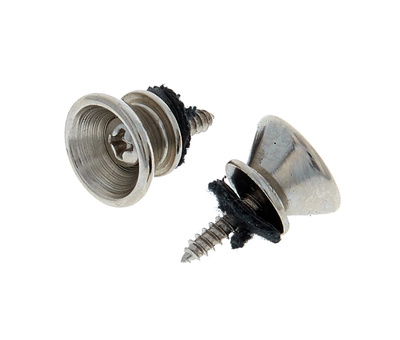 Harley Benton Strap Knob Set Chrome