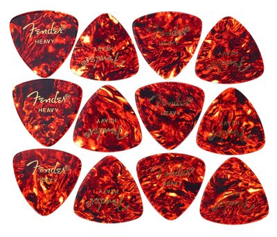 Fender Triangle Picks Shell Set Heavy