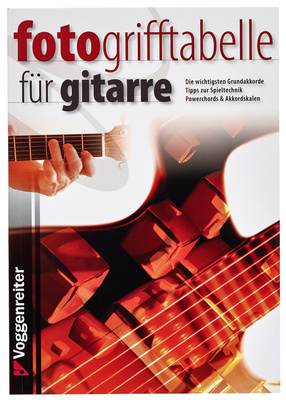 Fotogrifftabelle Gitarre