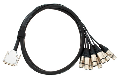 SUB-D 25pin-XLRF 2m