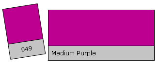 Lee Filter Roll 049 Medium Purple