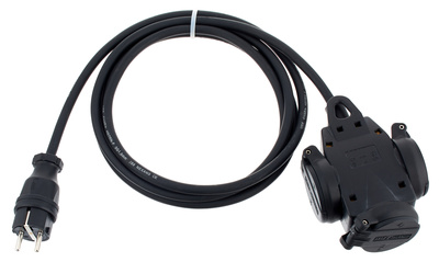 Stairville Extension 3-Fold 3m 1,5mm²