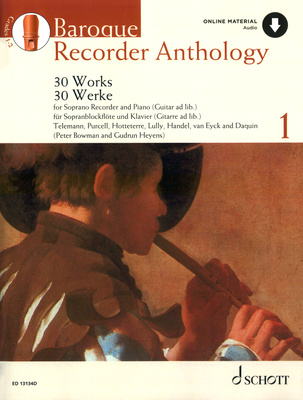 Schott Baroque Recorder Anthology 1