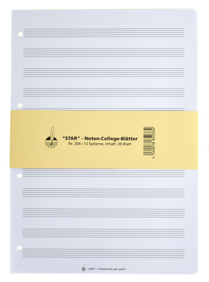 Star Noten-Collegeblätter 204 A4