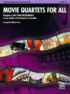 Movie Quartets for All Tromb.