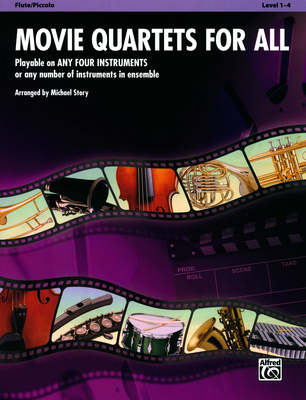 Alfred Music Publishing Movie Quartets For All Flute