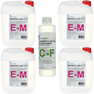 Stairville E-M Fluid Bundle 4x 5l