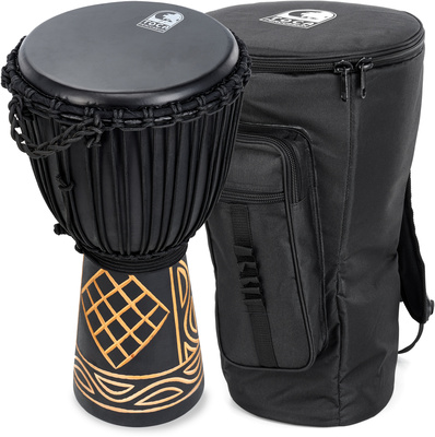10" Black Mamba Djembe Set