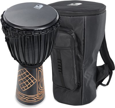 Toca 12" Black Mamba Djembe Set