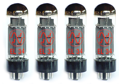 TAD JJ EL34 Tube Matched Quartett